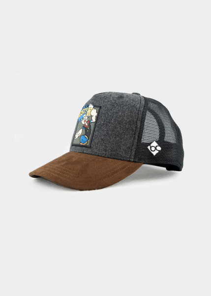 Cap "Popeye" - dark grey (Curved)